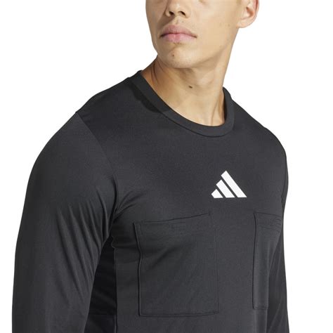 schiedsrichter shirt adidas schwarz langarm|Adidas Referee 24 Trikot langarm Herren .